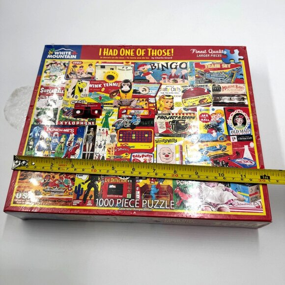 White Mountain I HAD ONE OF THOSE! by Charlie Girald 1000 Large Toy Piece Puzzle - Picture 15 of 16